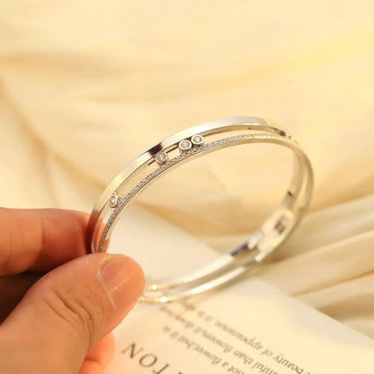 [⭐Lioran]Move Romane Diamond Bangle Bracelet