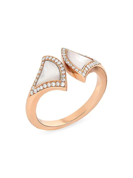 [⭐Lioran]DREAM MOP DIAMOND OPEN RING