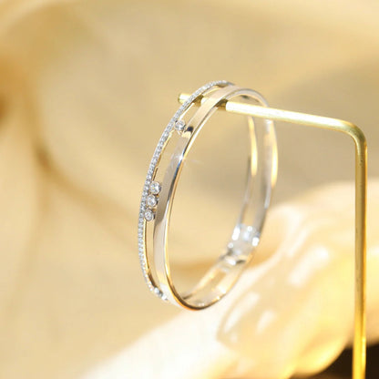 [⭐Lioran]Move Romane Diamond Bangle Bracelet