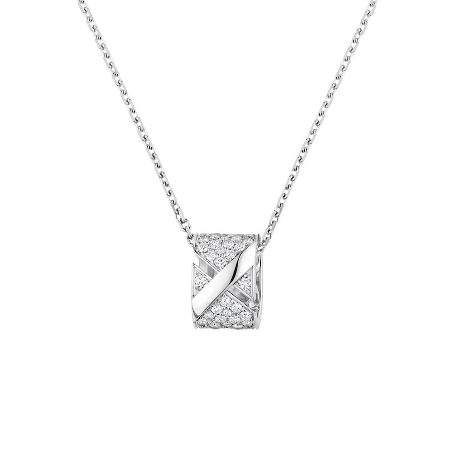 [⭐Lioran]LIENS EVIDENCE DIAMOND PAVED NECKLACE