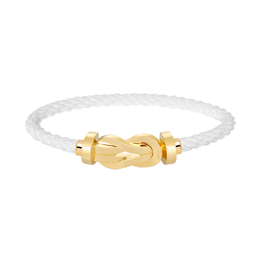 [⭐Lioran]CHANCE LARGE 8 FIGURE BUCKLE NO DIAMOND BRACELET GOLD