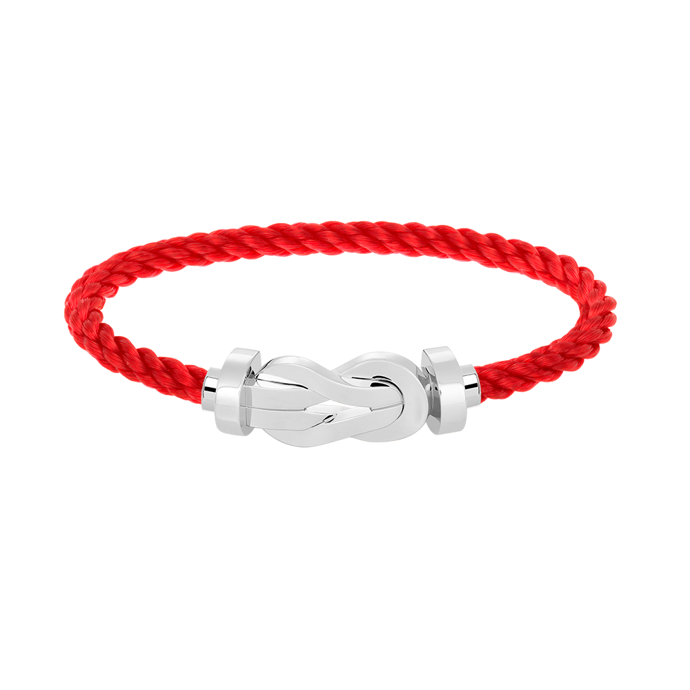 [⭐Lioran]CHANCE LARGE 8 FIGURE BUCKLE NO DIAMOND BRACELET SILVER