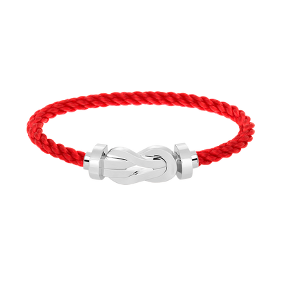 [⭐Lioran]CHANCE LARGE 8 FIGURE BUCKLE NO DIAMOND BRACELET SILVER