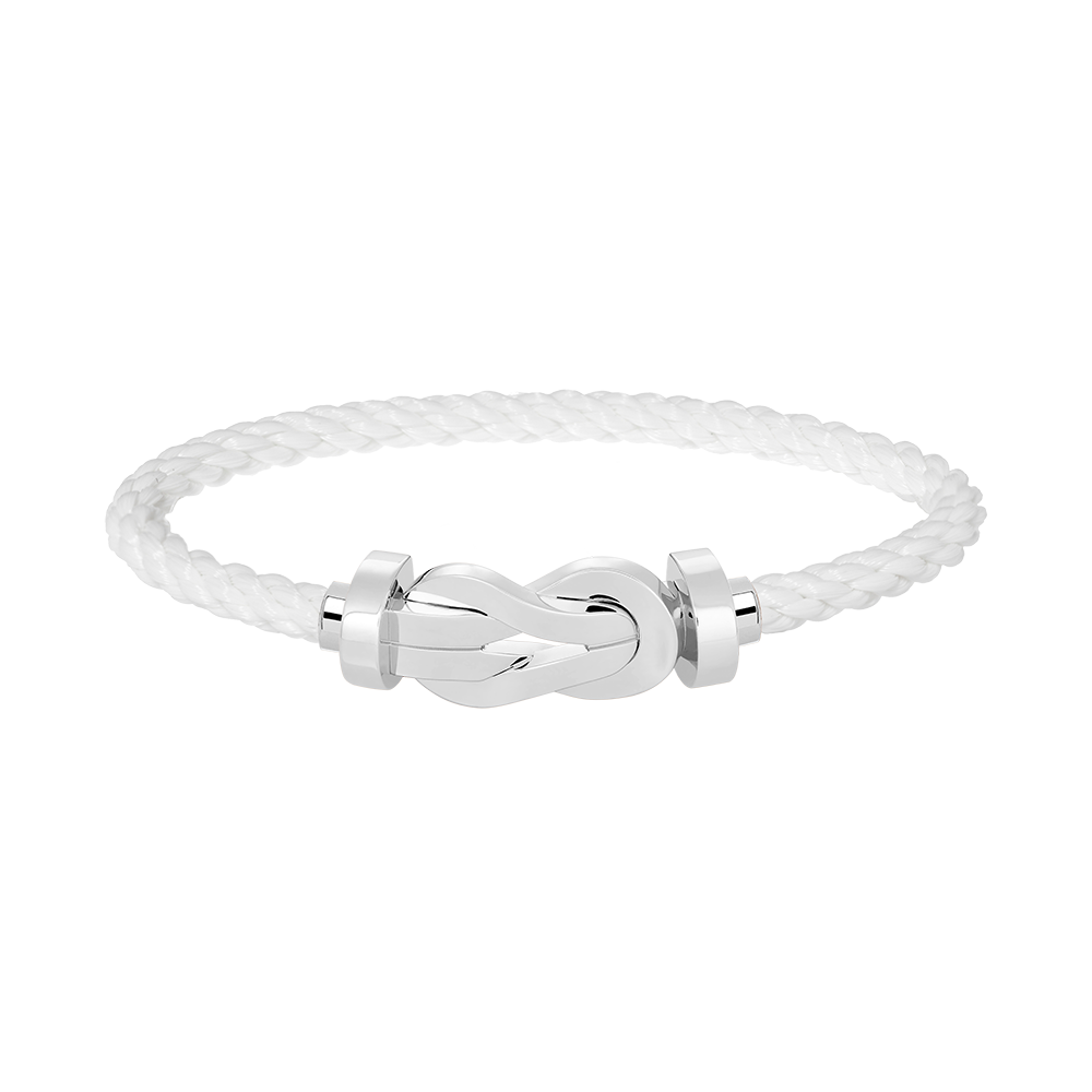 [⭐Lioran]CHANCE LARGE 8 FIGURE BUCKLE NO DIAMOND BRACELET SILVER