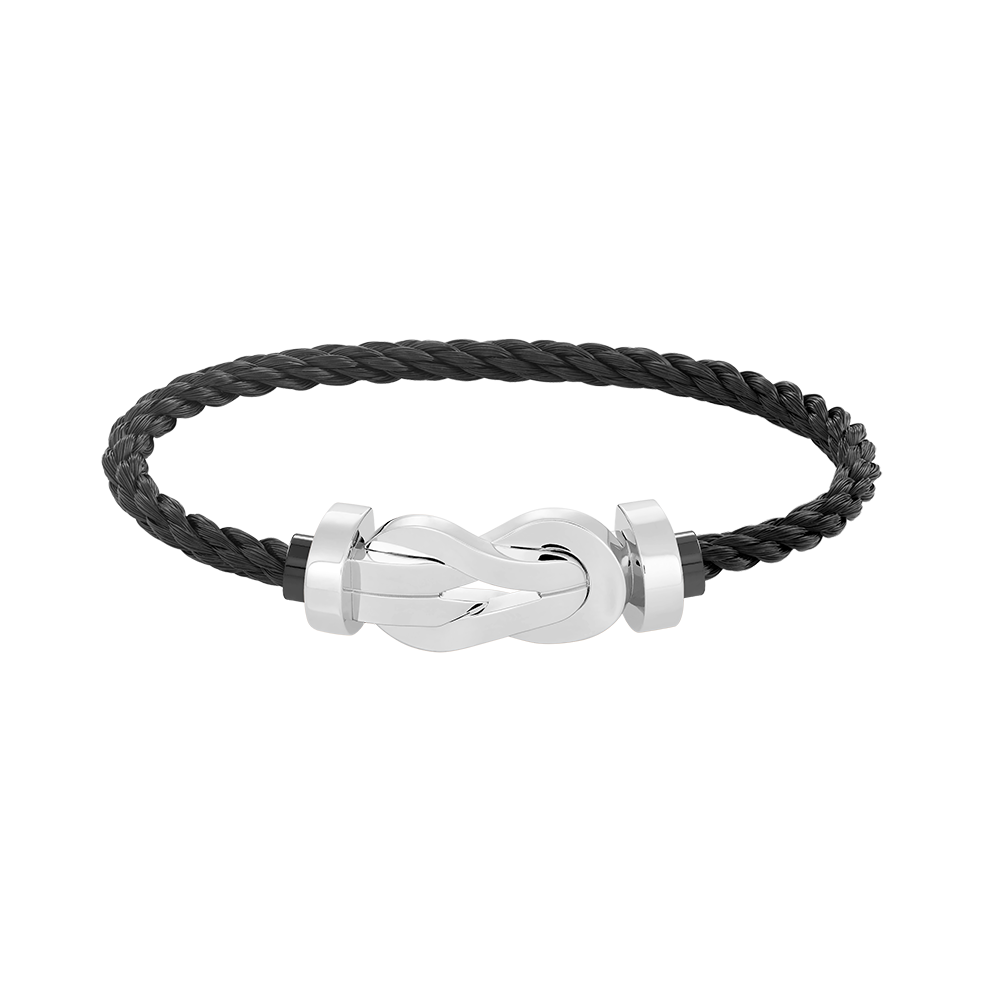 [⭐Lioran]CHANCE LARGE 8 FIGURE BUCKLE NO DIAMOND BRACELET SILVER