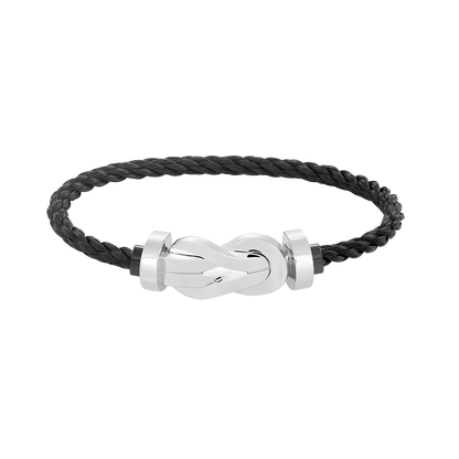 [⭐Lioran]CHANCE LARGE 8 FIGURE BUCKLE NO DIAMOND BRACELET SILVER