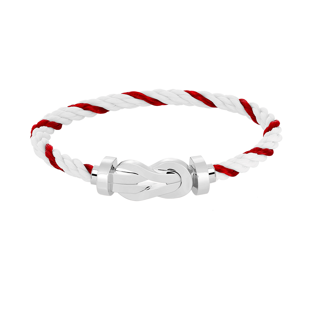 [⭐Lioran]CHANCE LARGE 8 FIGURE BUCKLE NO DIAMOND BRACELET SILVER