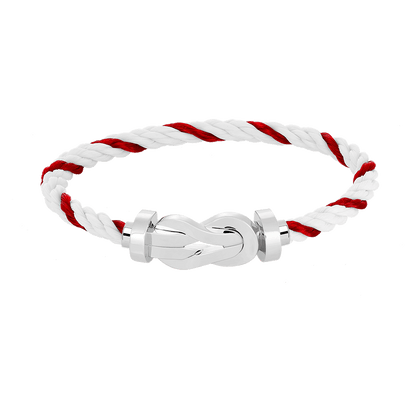 [⭐Lioran]CHANCE LARGE 8 FIGURE BUCKLE NO DIAMOND BRACELET SILVER