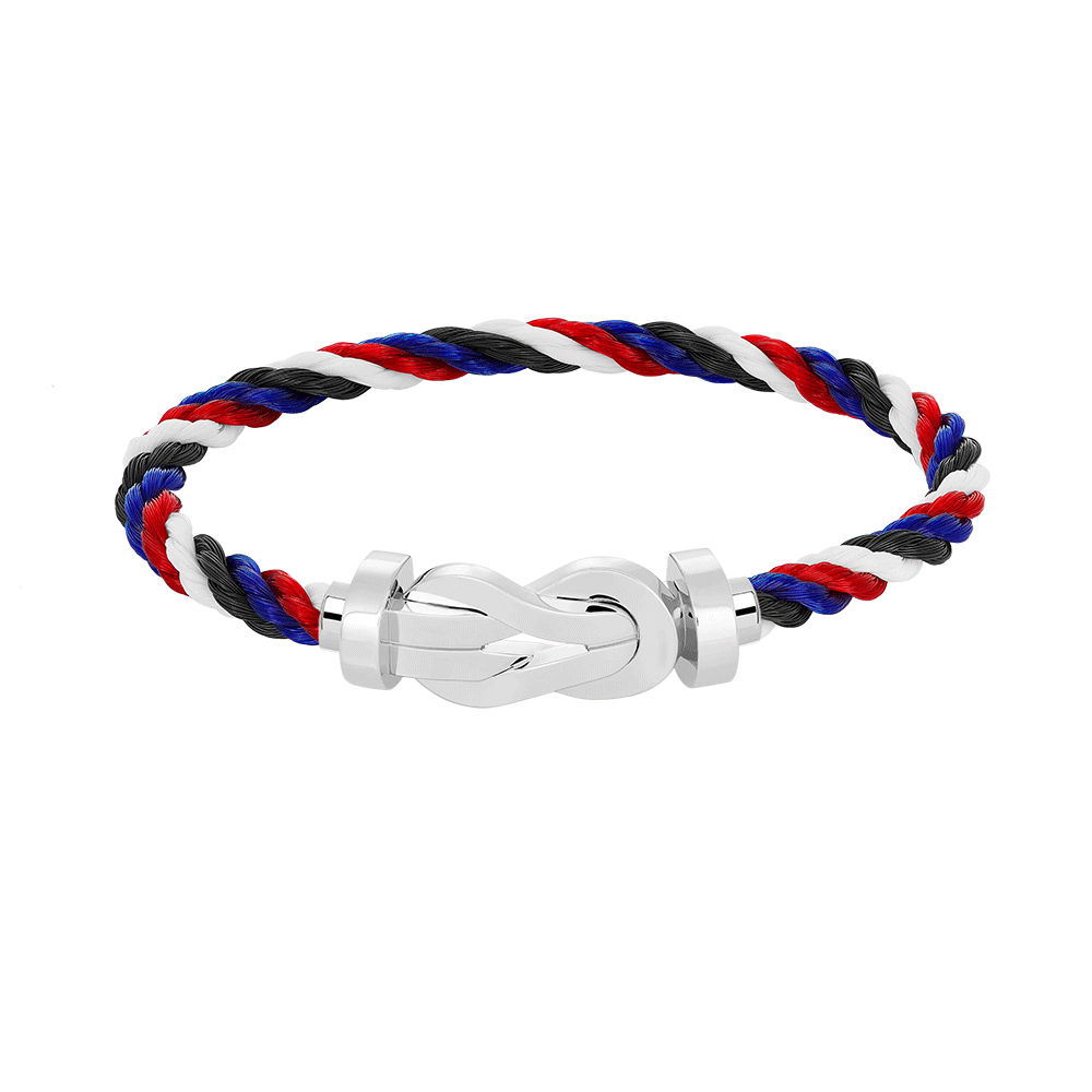 [⭐Lioran]CHANCE LARGE 8 FIGURE BUCKLE NO DIAMOND BRACELET SILVER