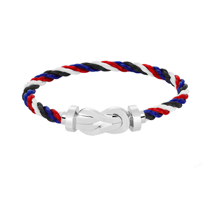 [⭐Lioran]CHANCE LARGE 8 FIGURE BUCKLE NO DIAMOND BRACELET SILVER