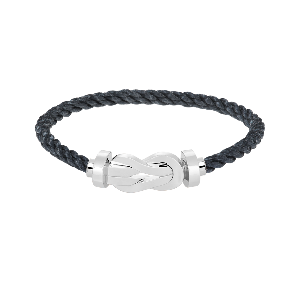 [⭐Lioran]CHANCE LARGE 8 FIGURE BUCKLE NO DIAMOND BRACELET SILVER
