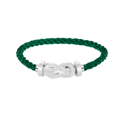 [⭐Lioran]CHANCE LARGE 8 FIGURE BUCKLE NO DIAMOND BRACELET SILVER