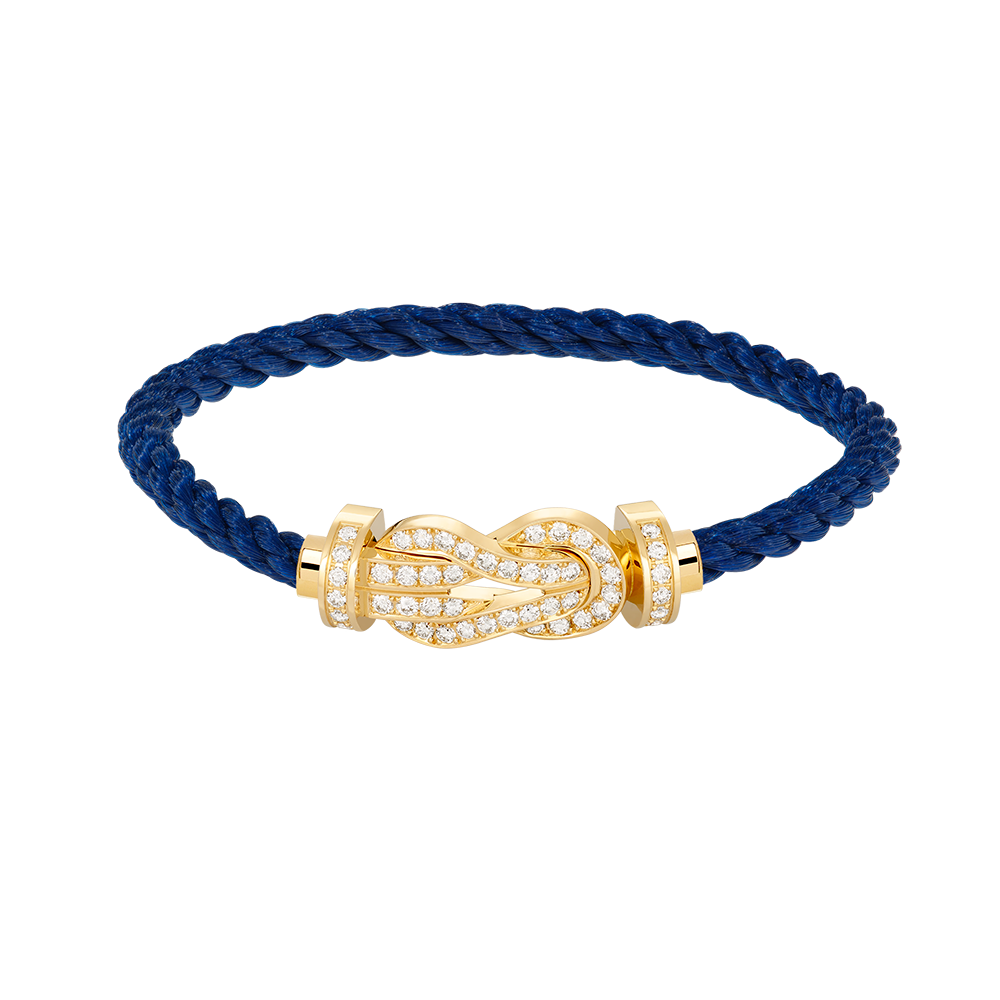 [⭐Lioran]CHANCE LARGE 8 FIGURE BUCKLE FULLDIAMOND BRACELET GOLD