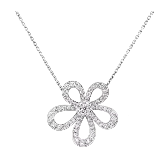 [⭐Lioran]FLOWERLACE NECKLACE FULL DIAMONDS
