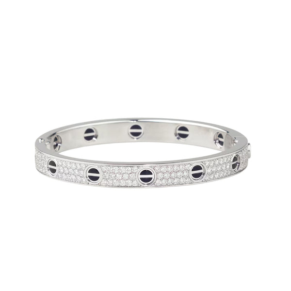 [⭐Lioran]LOVE BRACELET 6.1MM DIAMOND-PAVED CERAMIC