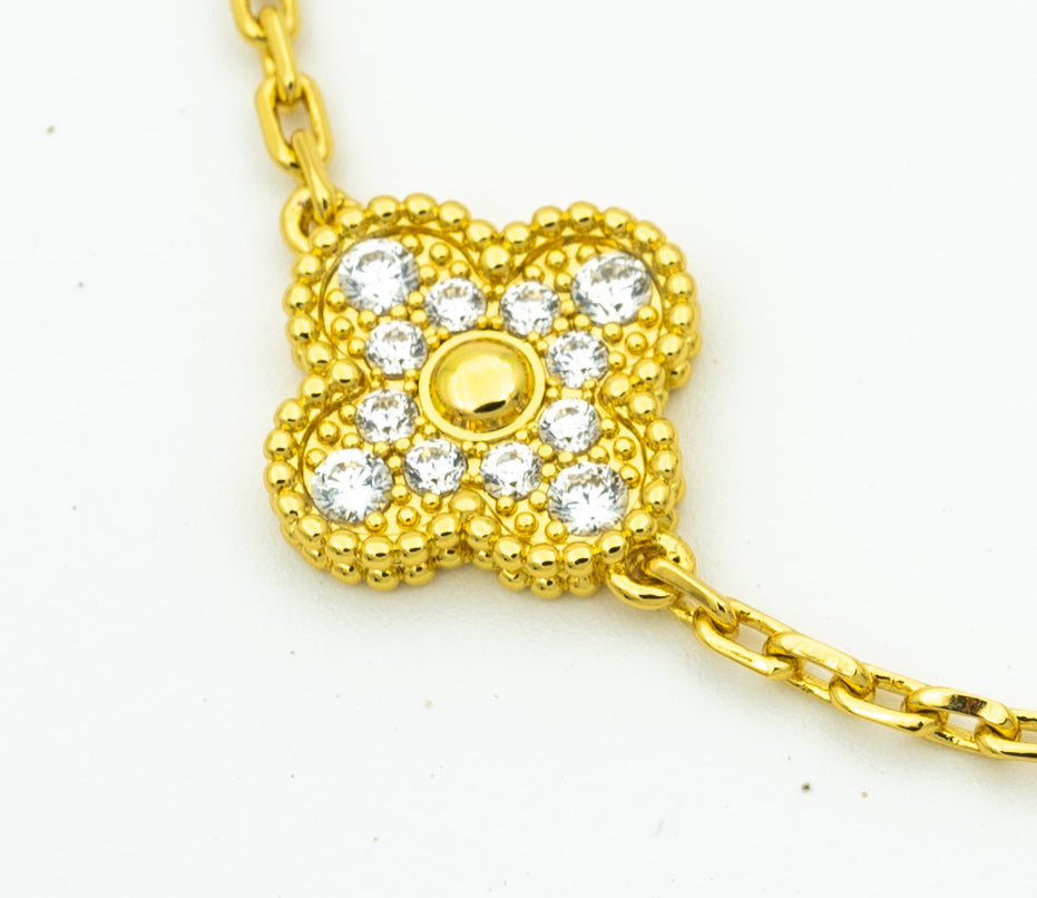 [⭐Lioran] CLOVER 5 MOTIF LASER BRACELET COLLECTION