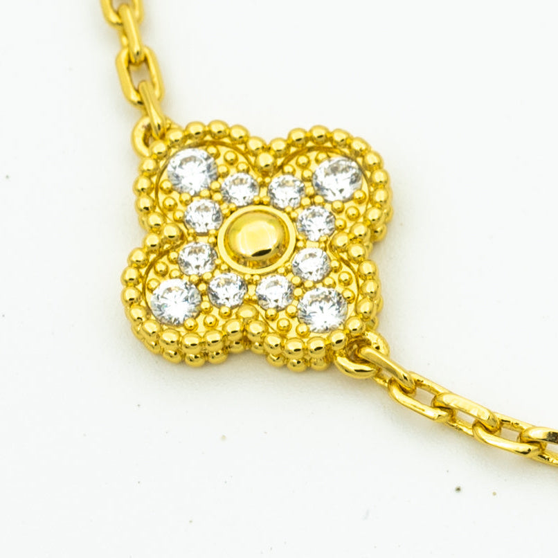 [⭐Lioran] CLOVER 5 MOTIF LASER BRACELET COLLECTION