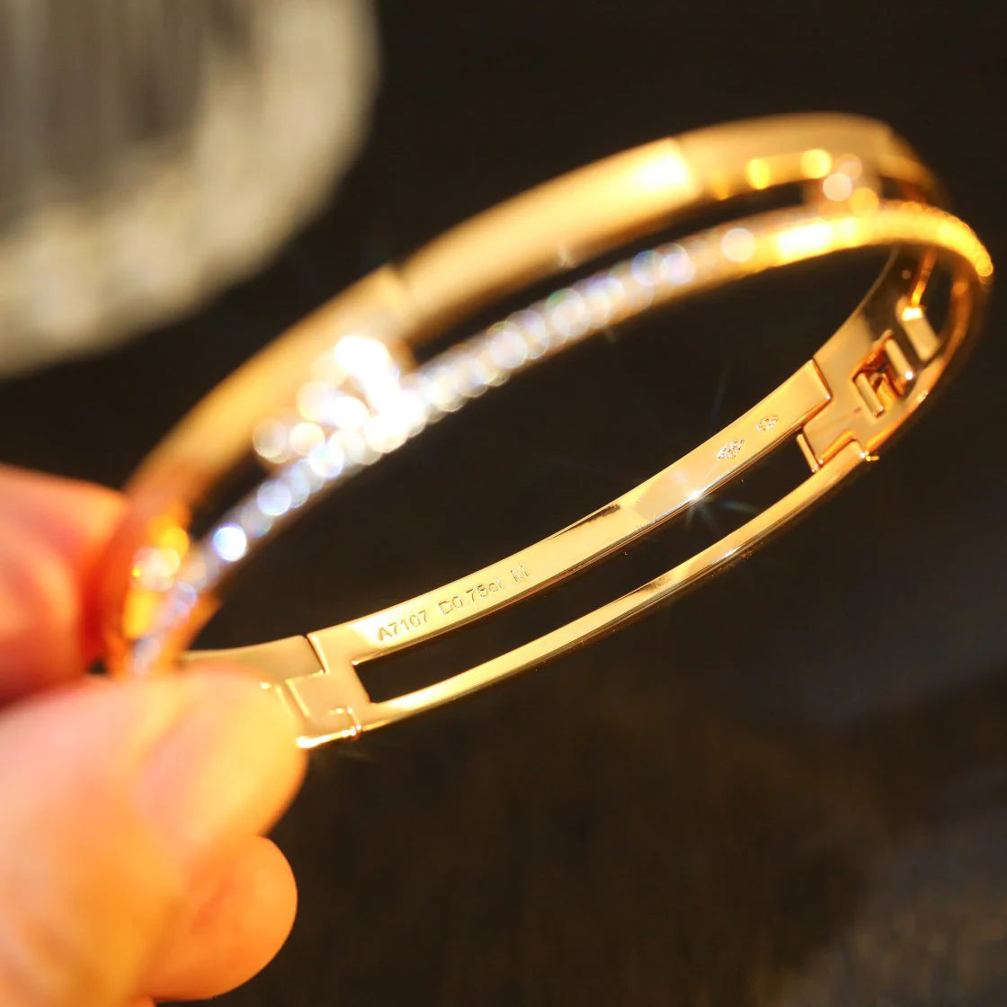 [⭐Lioran]Move Romane Diamond Bangle Bracelet