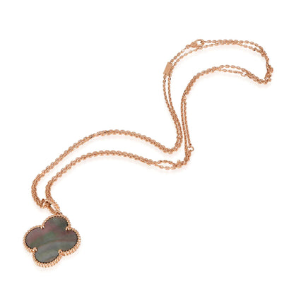 [⭐Lioran]CLOVER 25MM GOLD DARK MOP BIG CLOVER NECKLACE