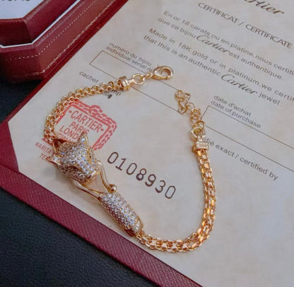 [⭐Lioran Jewelry] PANTHERE  BRACELET DIAMONDS