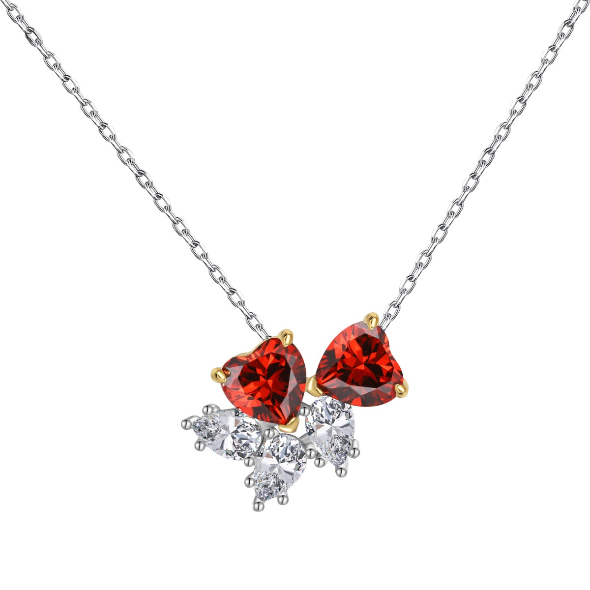 [⭐Lioran Jewelry]Dainty Red Heart Necklace