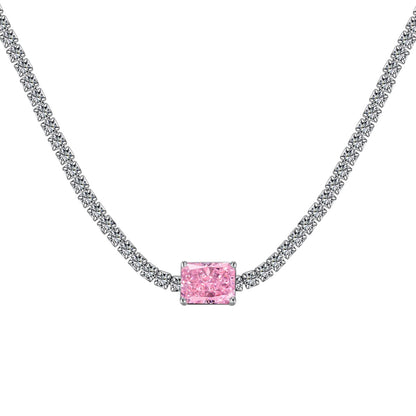 [⭐Lioran Jewelry]2.0 carat Ornate Emerald Cut Necklace