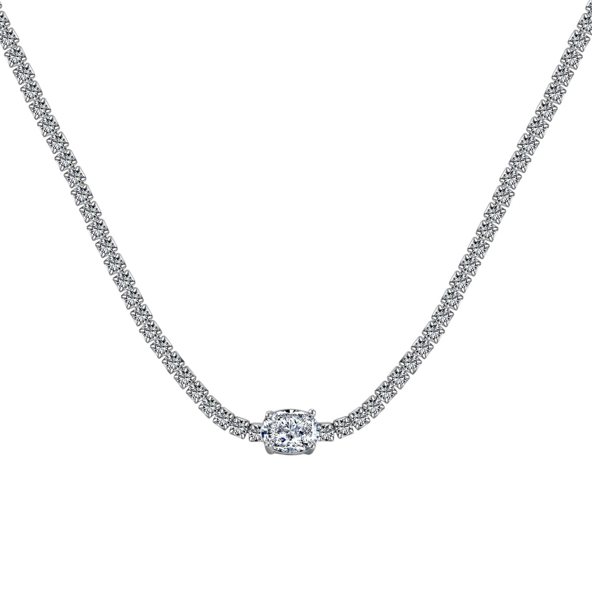 [⭐Lioran Jewelry]1.0 Carat Shining Oval Cut Necklace