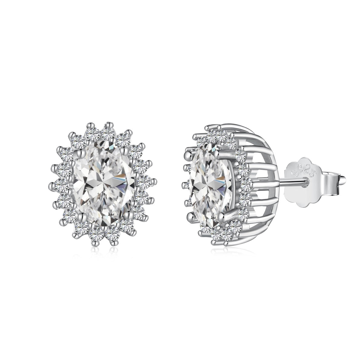 [⭐Lioran Jewelry]Delicate Radiant Oval Cut Daily Earrings