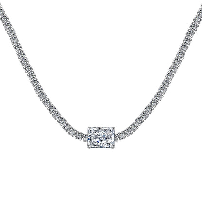 [⭐Lioran Jewelry]2.0 carat Ornate Emerald Cut Necklace