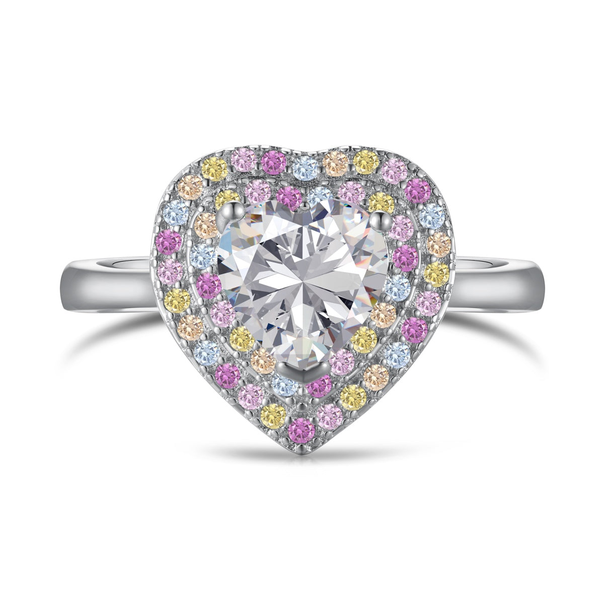[⭐Lioran Jewelry]Delicate Ebullient Heart Shape Wedding Ring