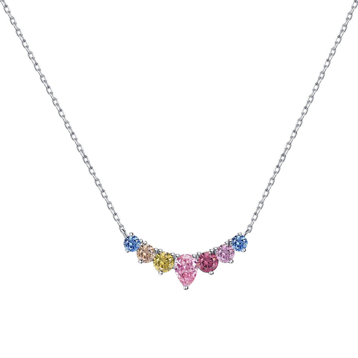 [⭐Lioran Jewelry]Dainty Colorful Heart Necklace