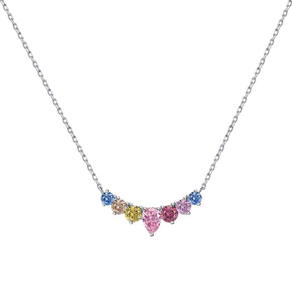 [⭐Lioran Jewelry]Dainty Colorful Heart Necklace
