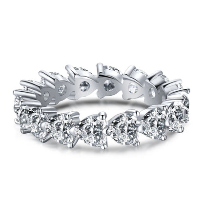 [⭐Lioran Jewelry]0.25 Carat Radiant Romance Heart Cut Lover Ring
