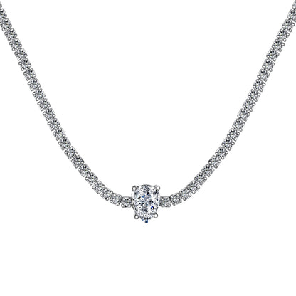 [⭐Lioran Jewelry]1.0 carat Unique Pear Cut Tennis Necklace