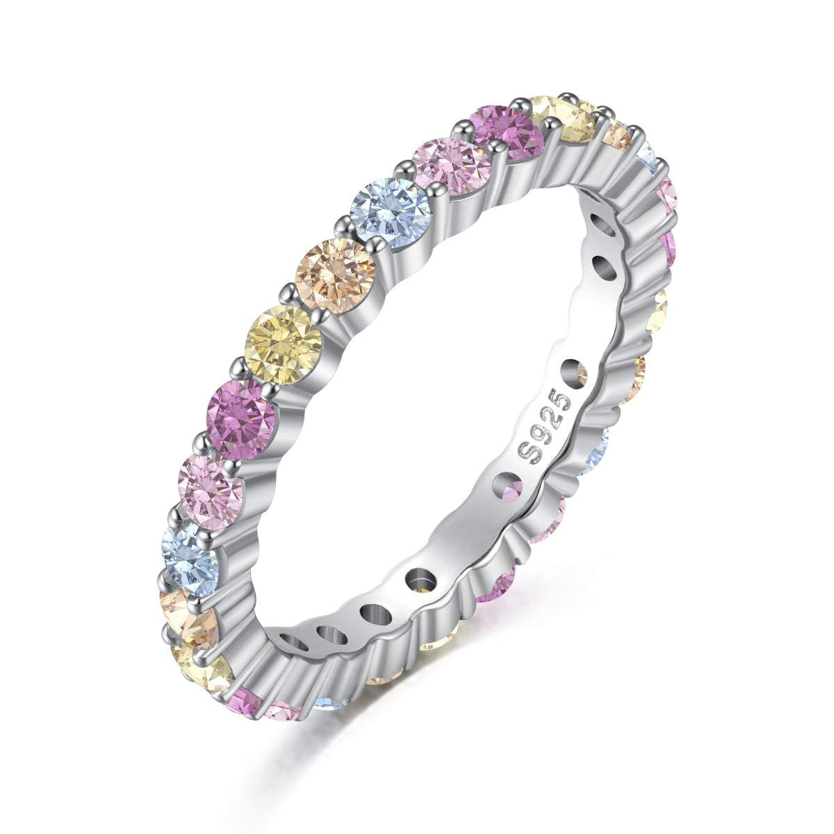 [⭐Lioran Jewelry]Elegant Vivid Round Cut Daily Ring