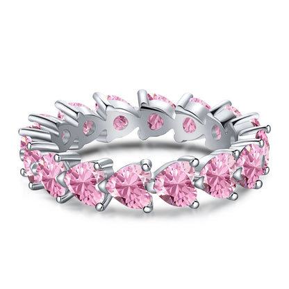 [⭐Lioran Jewelry]0.25 Carat Radiant Romance Heart Cut Lover Ring