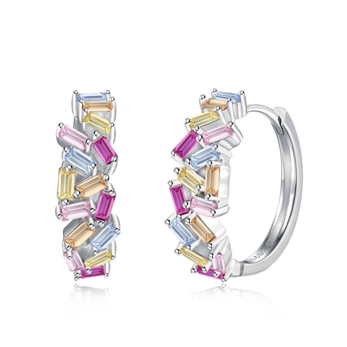 [⭐Lioran Jewelry]Dazzling Colorful Emerald Cut Daily Earrings