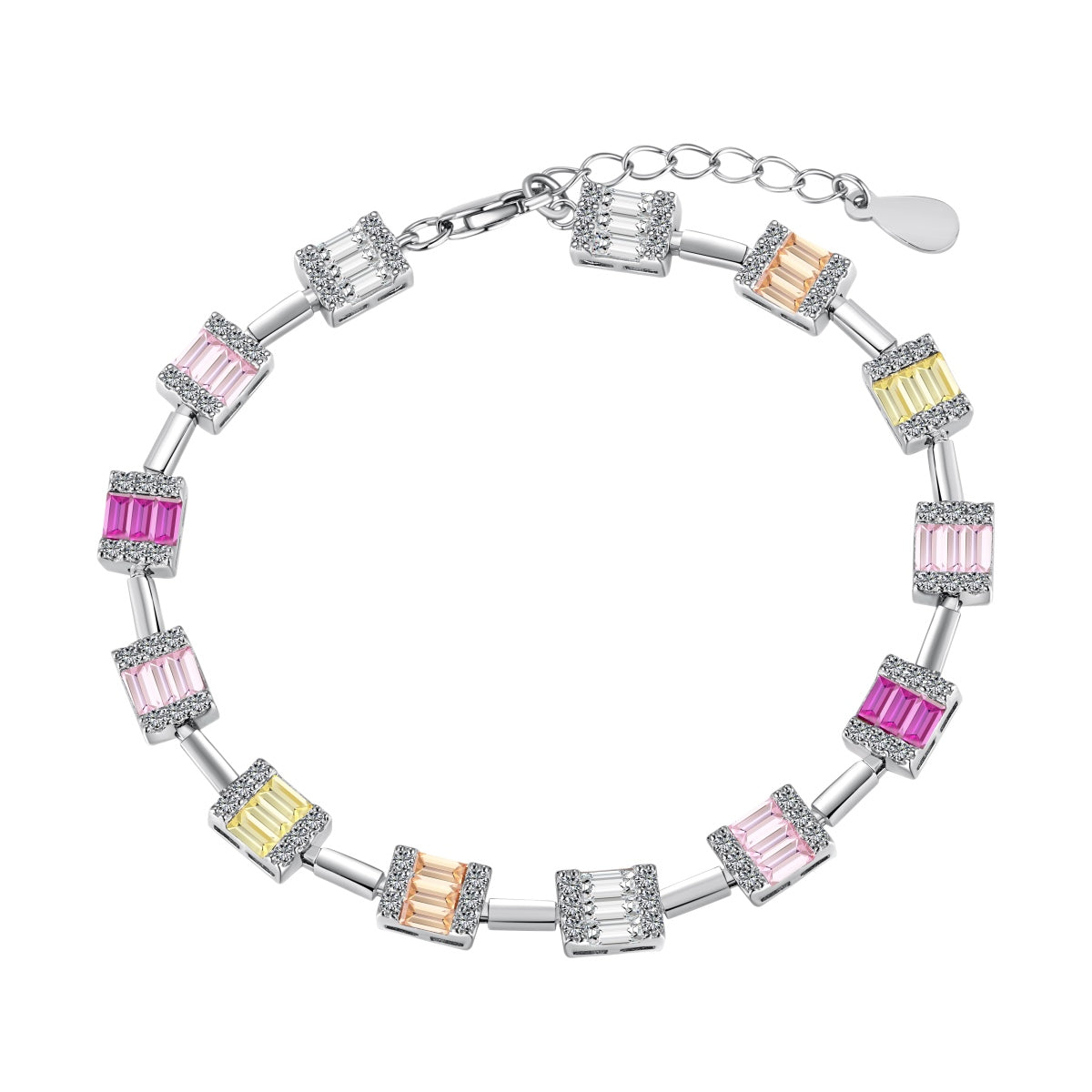[⭐Lioran Jewelry]Dainty Charming Emerald Cut Daily Bracelet