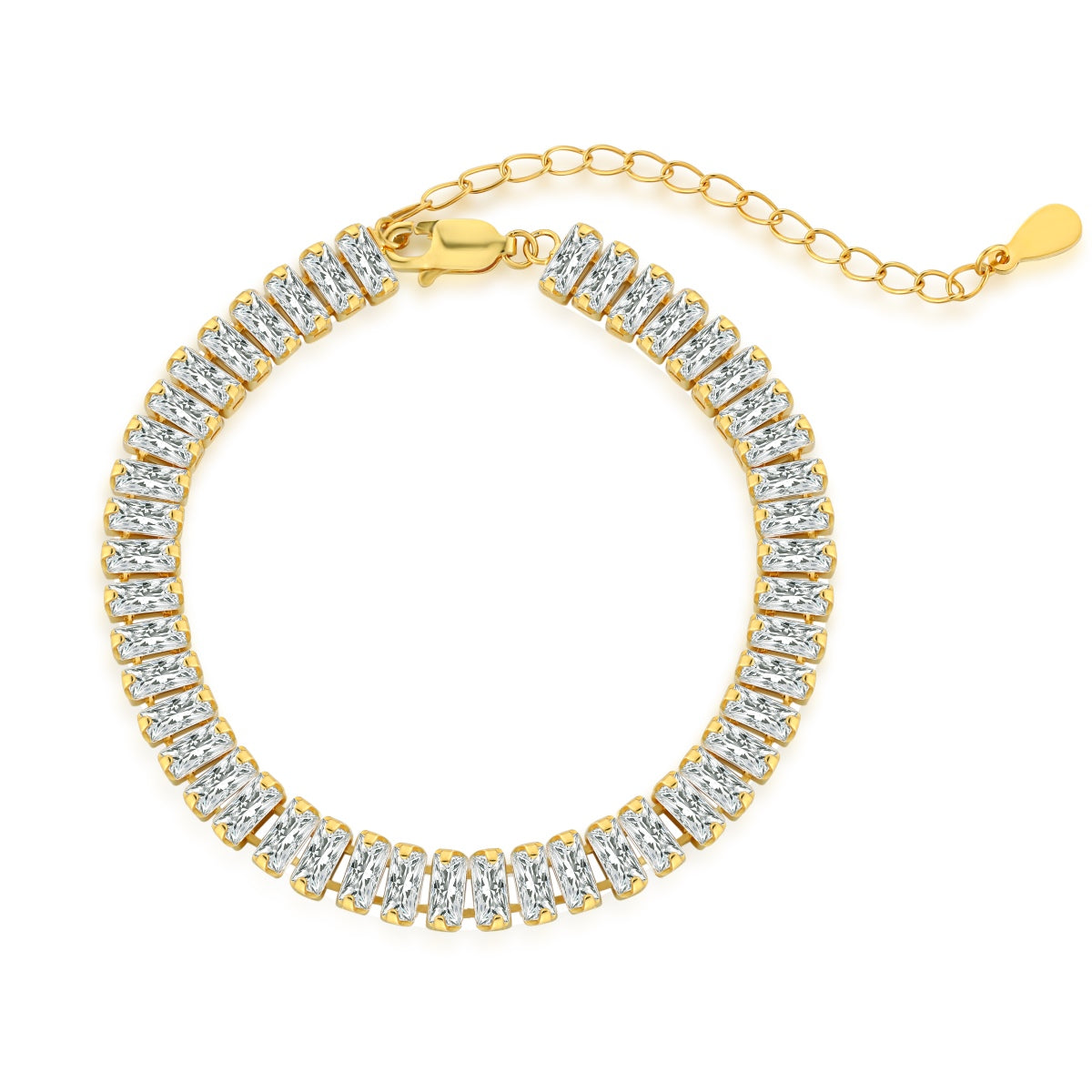 [⭐Lioran Jewelry]Exquisite Emerald Cut Daily Bracelet