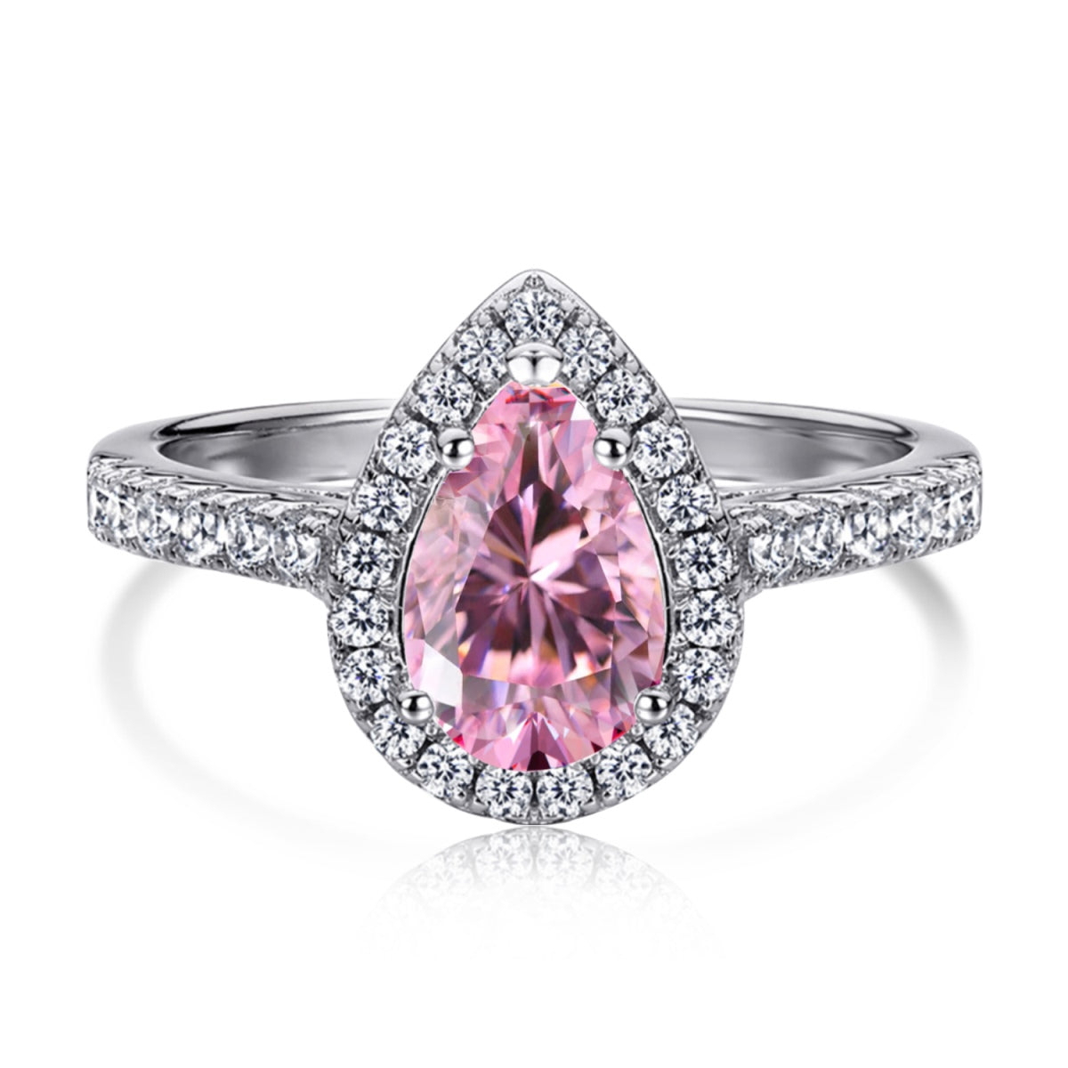 [⭐Lioran Jewelry]1.0 Carat Luxurious Resplendent Water Drop Shape Wedding Ring