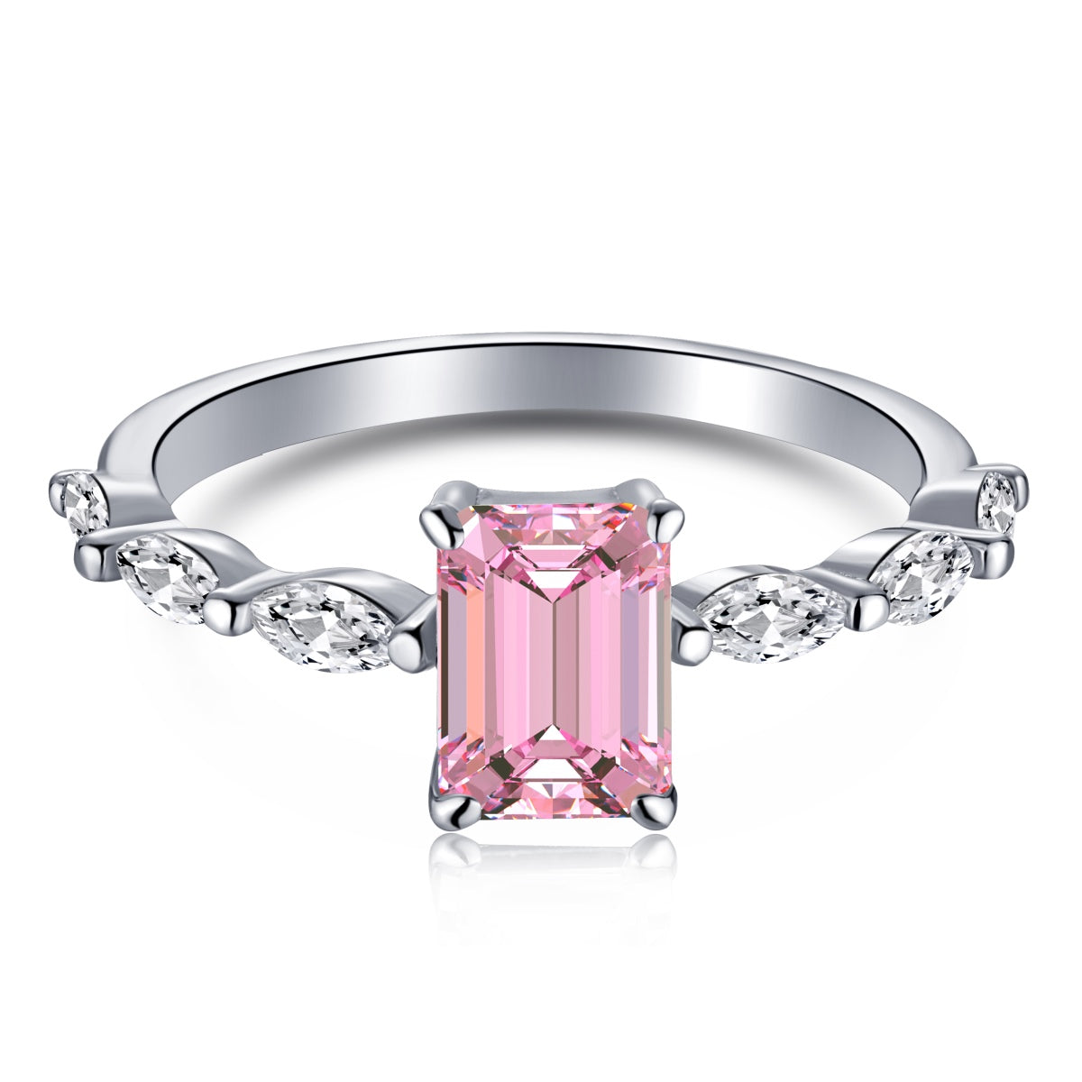 [⭐Lioran Jewelry]1.0 Carat Dainty Resplendent Radiant Cut Daily Ring