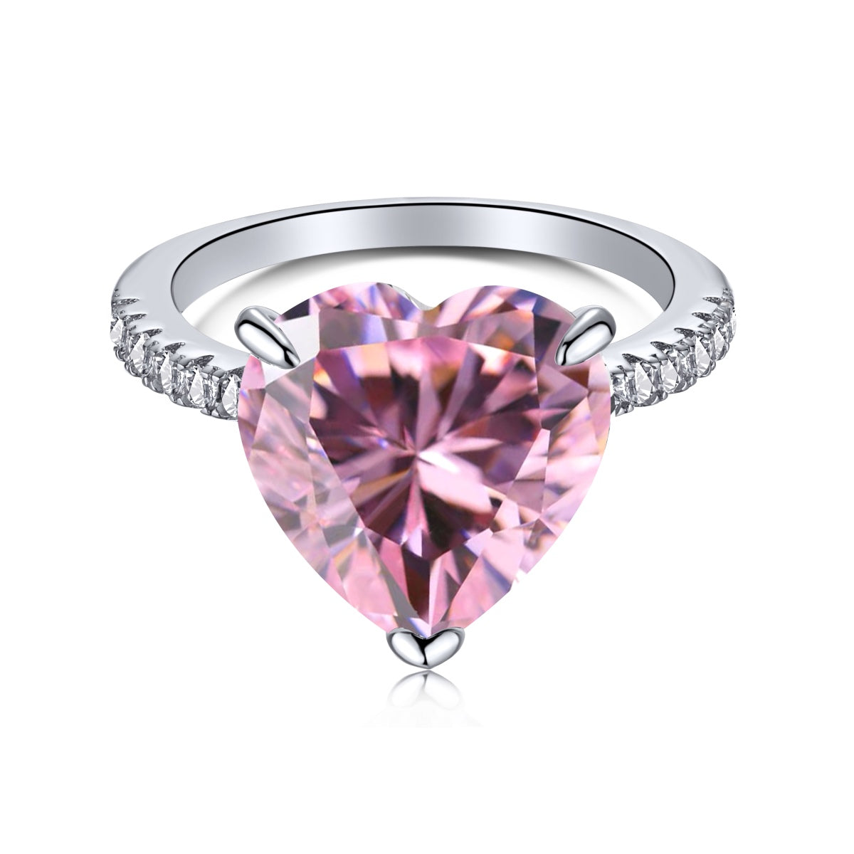 [⭐Lioran Jewelry]6.0 Carat Luxurious ⭐Lioranling Romantic Heart Cut Lover Ring