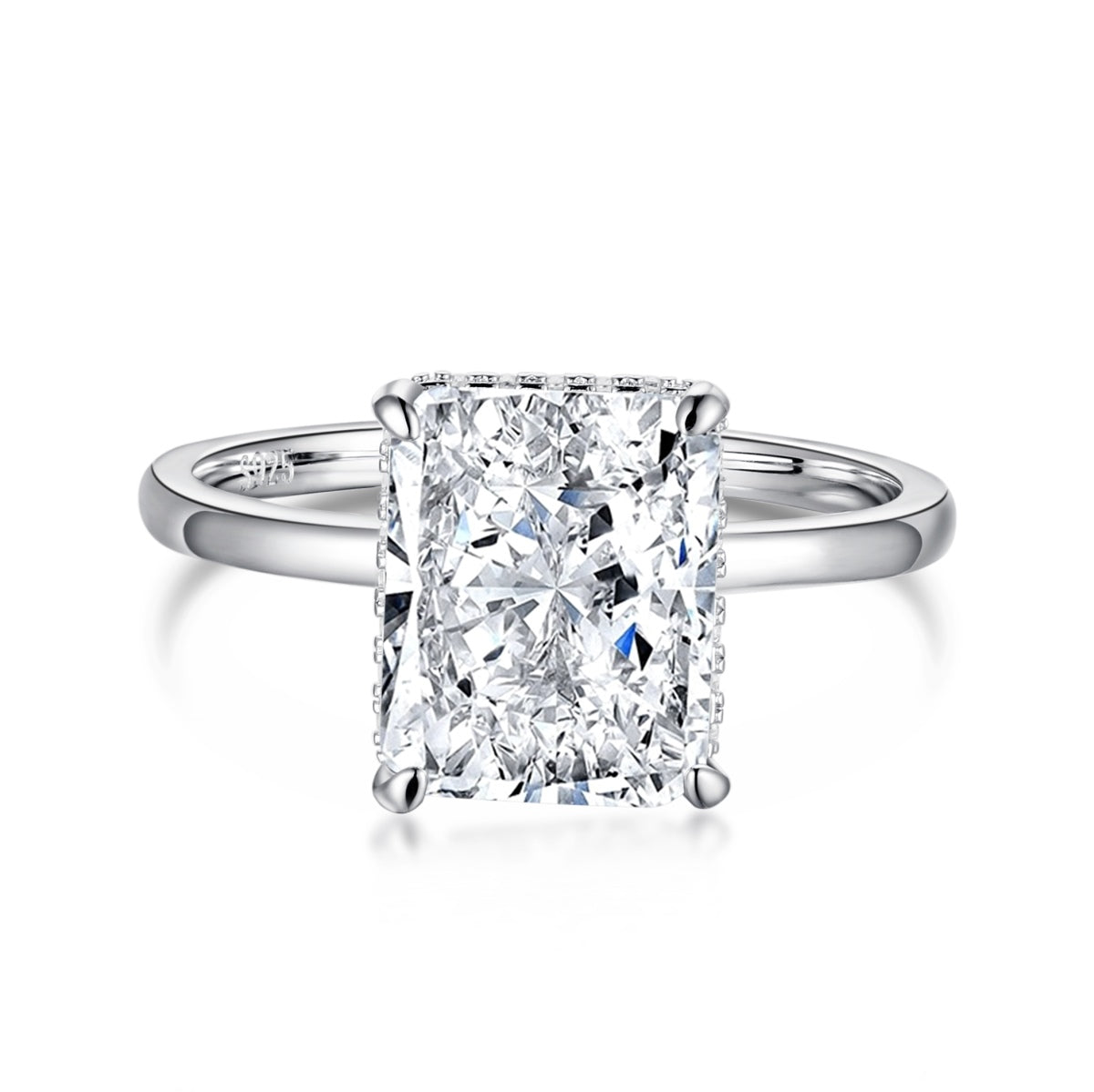 [⭐Lioran Jewelry]4.0 Carat Ornate Enchanting Radiand Cut Banquet Ring