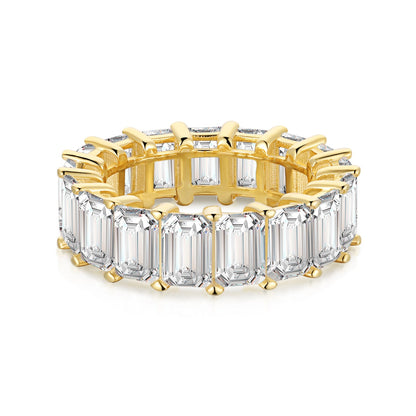 [⭐Lioran Jewelry]0.75 Carat Elegant Emerald Cut Tennis Ring