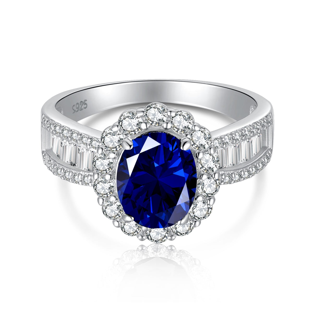 [⭐Lioran Jewelry]1.5 Carat Dazzling Charming Oval Cut Banquet Ring
