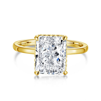 [⭐Lioran Jewelry]4.0 Carat Ornate Enchanting Radiand Cut Banquet Ring
