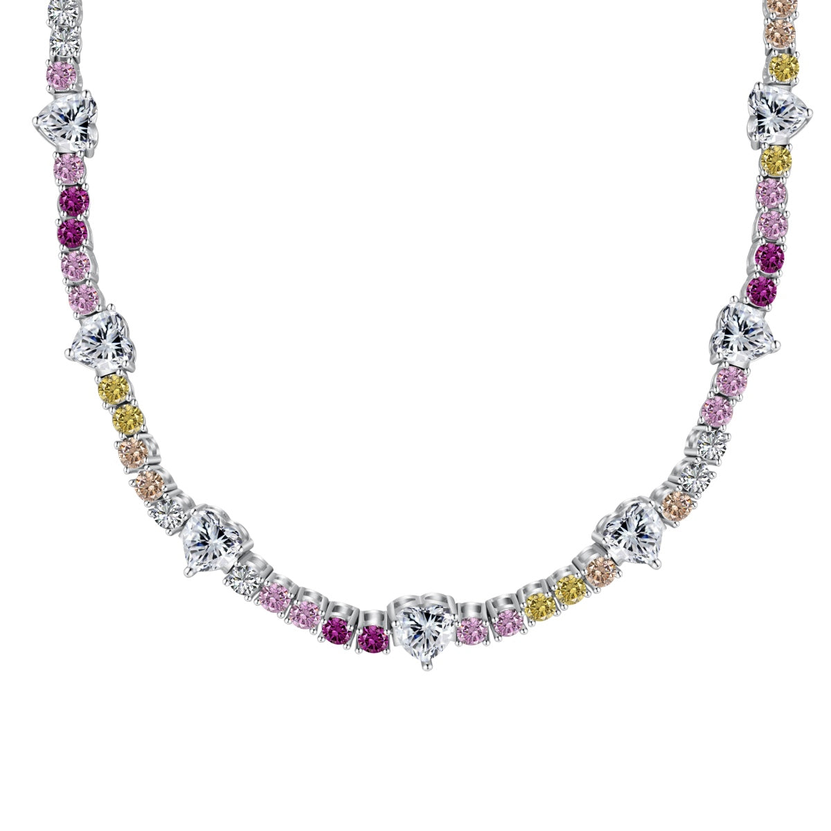 [⭐Lioran Jewelry]Delicate Colorful Rainbow Tennis Chain