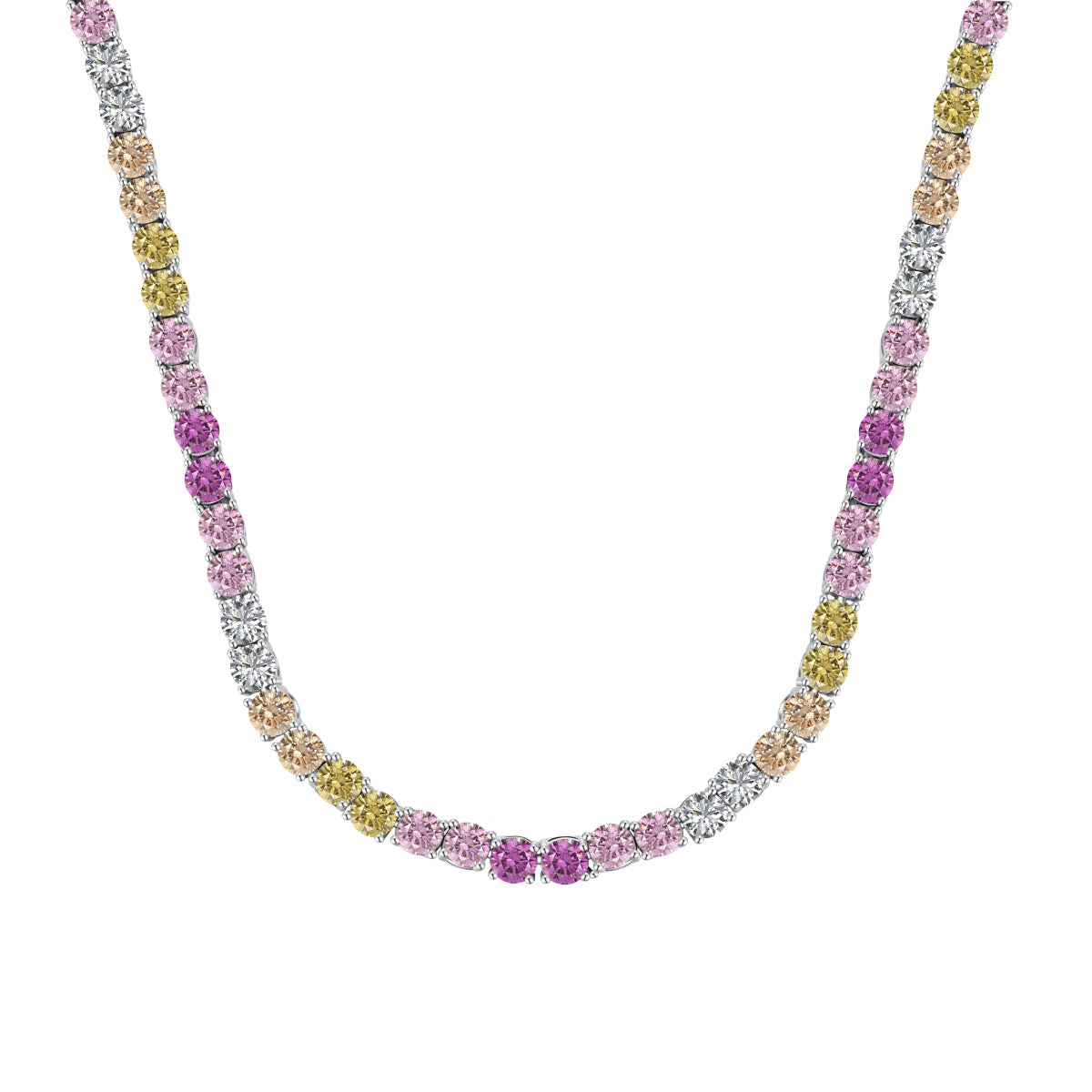 [⭐Lioran Jewelry]Delicate Colorful Tennis Necklace