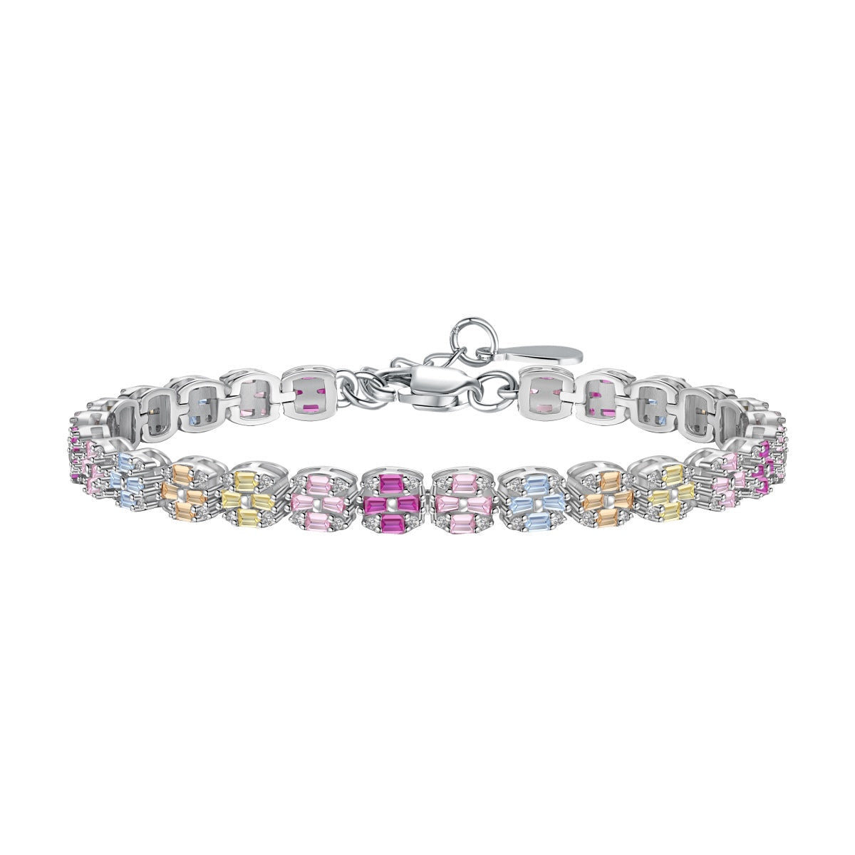 [⭐Lioran Jewelry]Delicate Colorful Emerald Cut Daily Bracelet