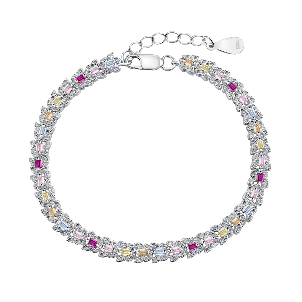 [⭐Lioran Jewelry]Delicate Colorful Multi Cut Daily Bracelet